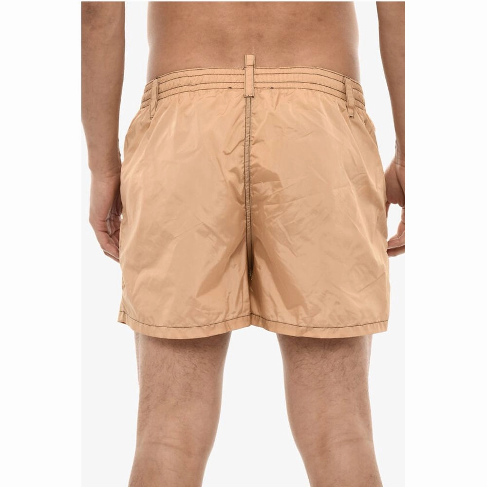 Dsquared Nylon Swim Shorts with Maxi Frontal Men's Star
