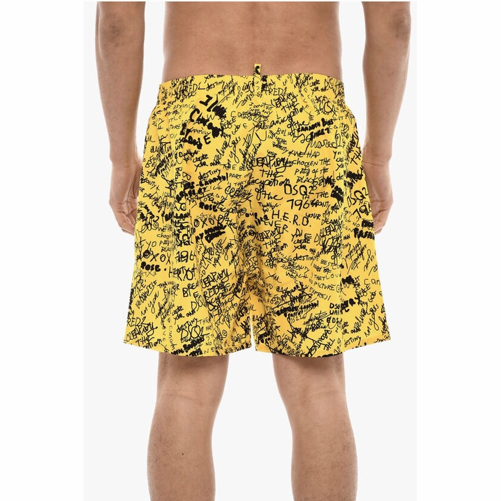 Dsquared Printed SCRIBBLE Swim Men's Shorts