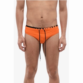 Dsquared Swim Brief with Logoed Elastic Men's Band