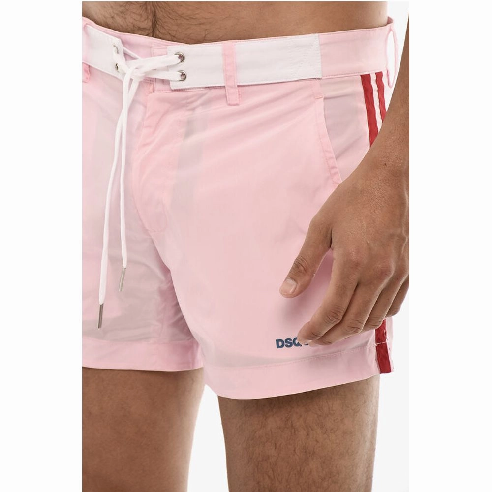 Dsquared Swim Shorts With Contrasting SIde Men's Bands