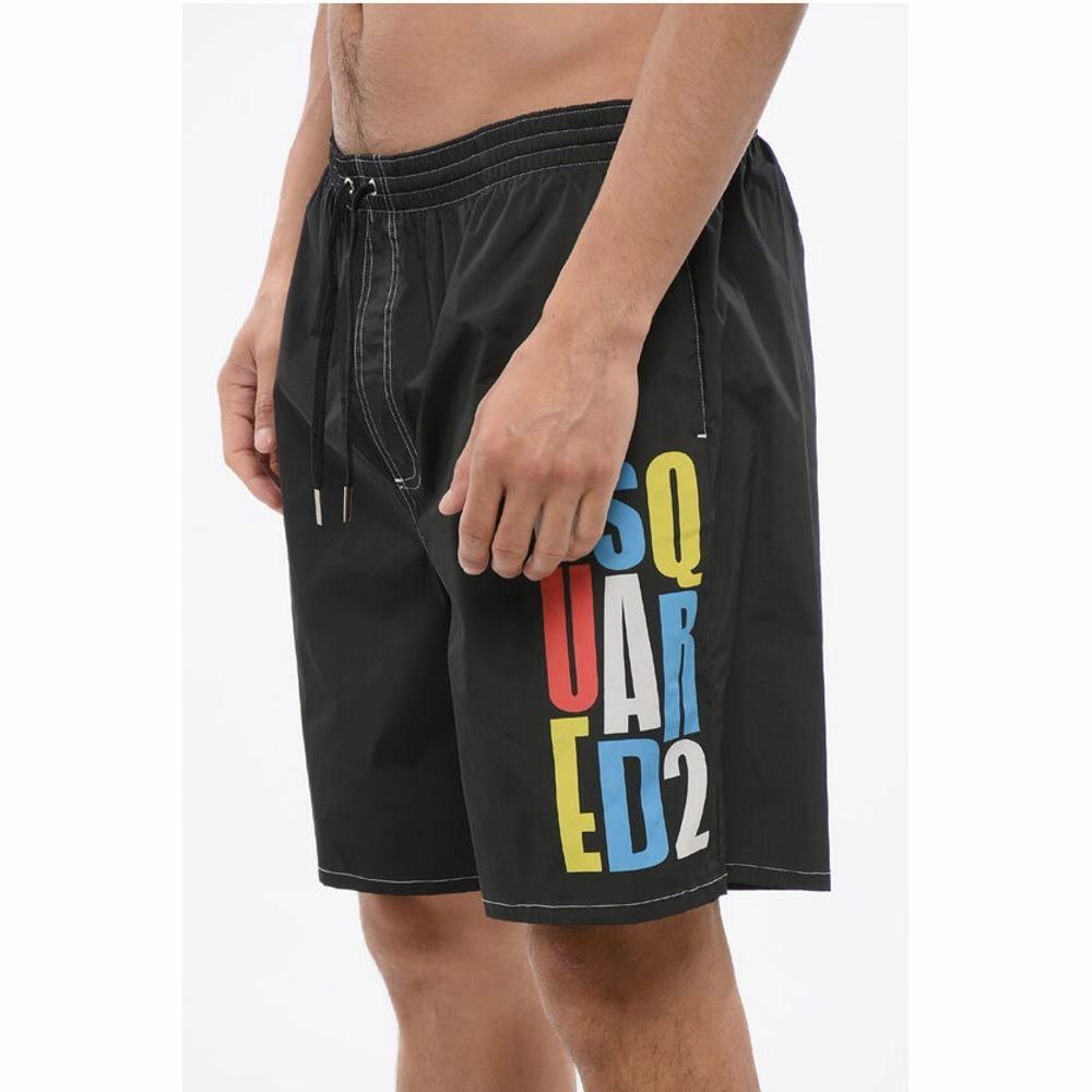 Dsquared Swimshorts with Multicolored Men's Print