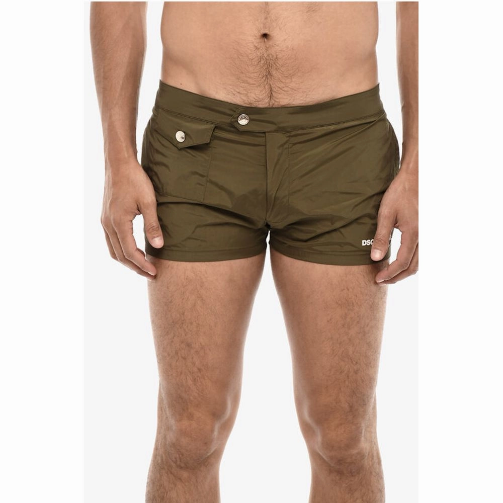Dsquared Zip Closure Swim Men's Shorts