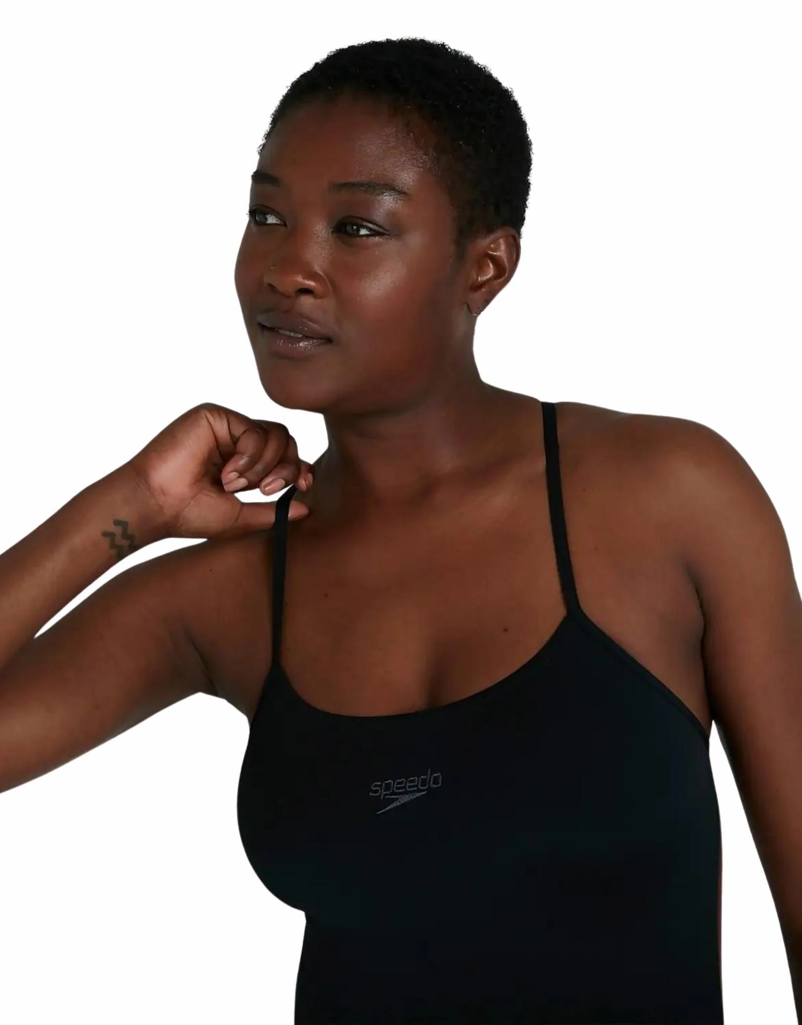 ECO Endurance Plus Thinstrap Swimsuit - Black