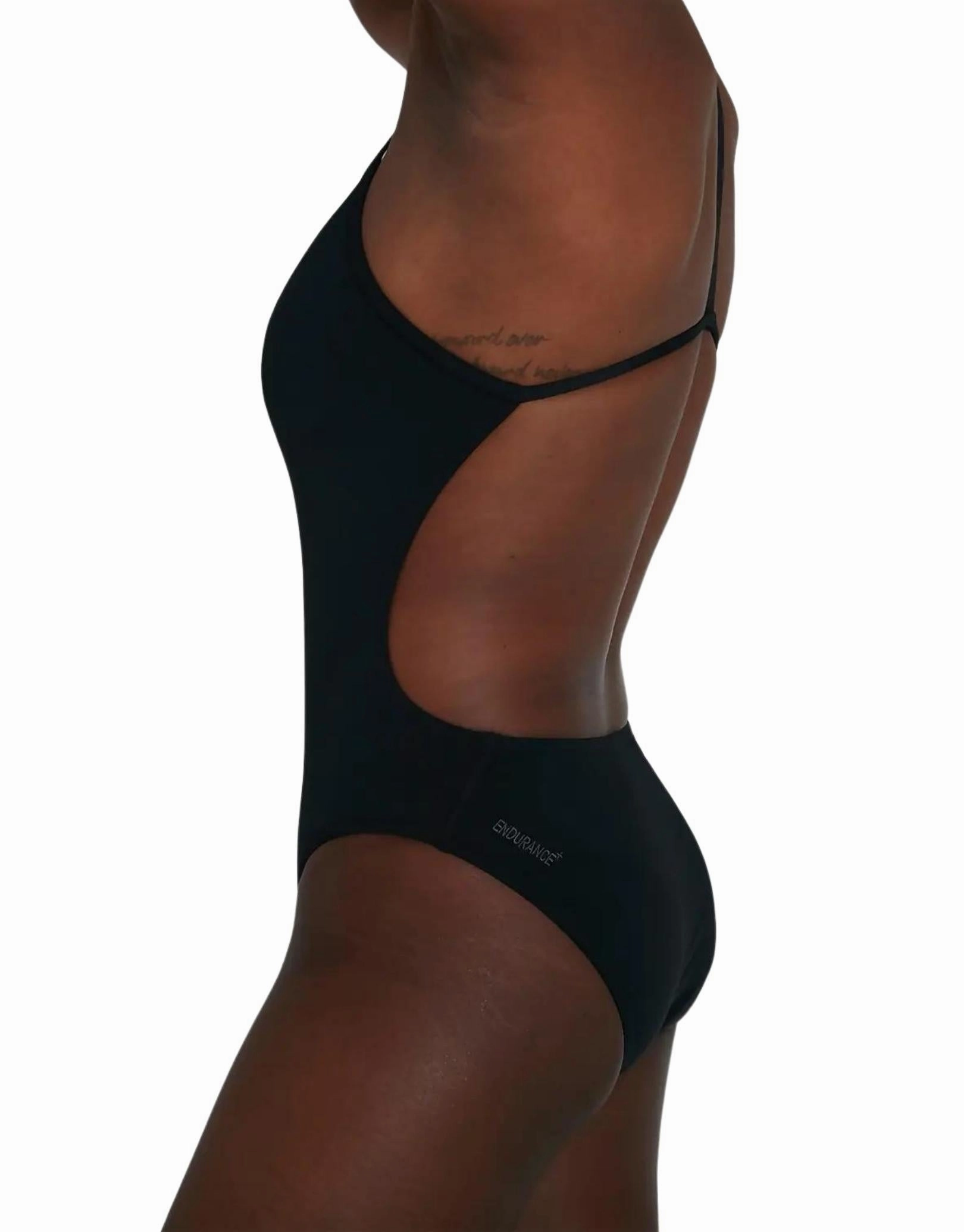 ECO Endurance Plus Thinstrap Swimsuit - Black