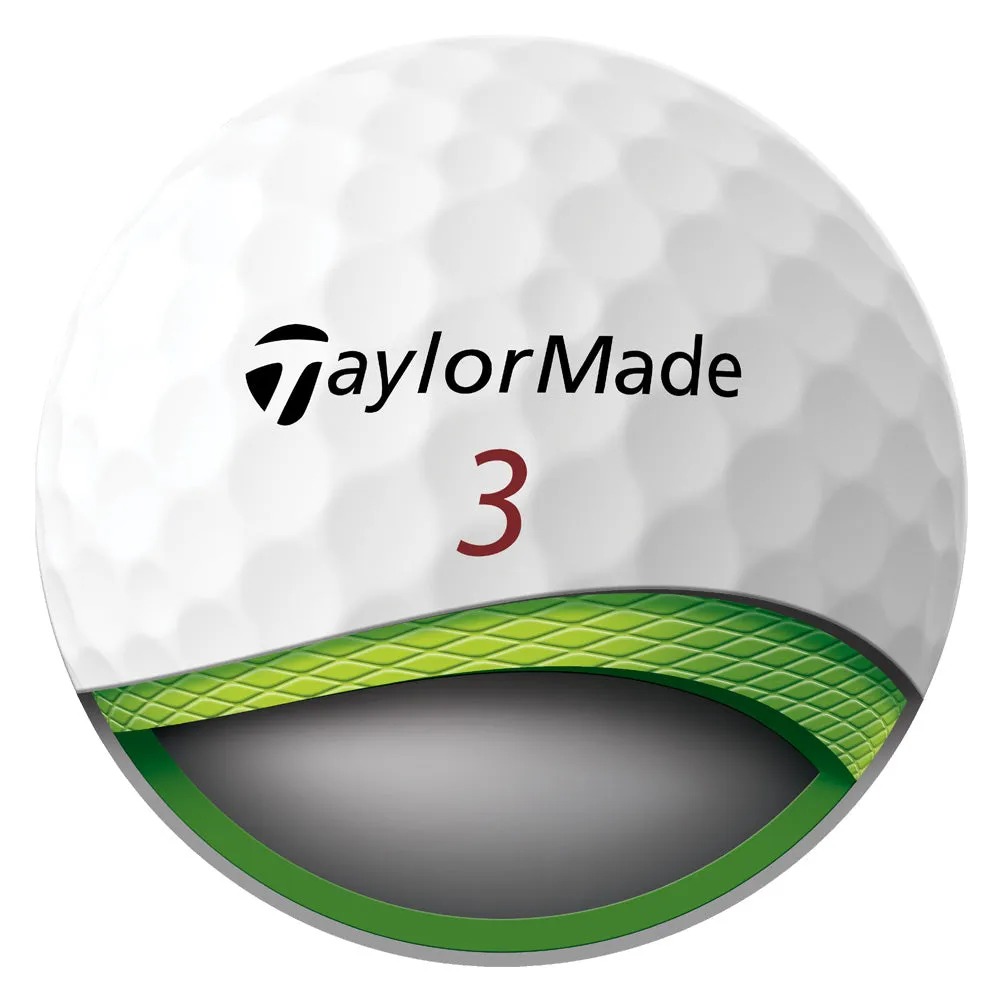 TaylorMade Tour Response Balls - 4 for 3 - White, Golf training aid, Indoor golf putting green, Ping G430 hybrid