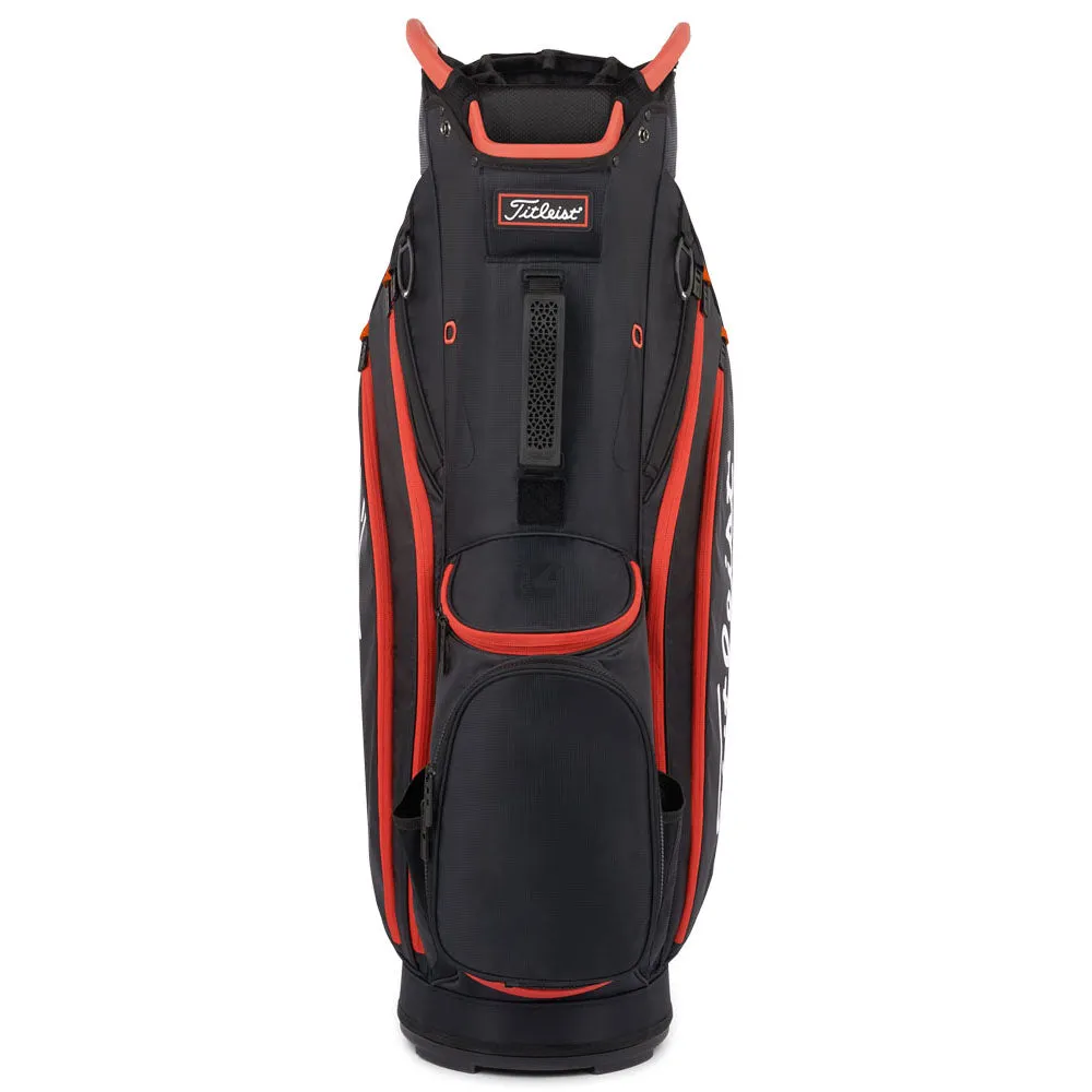 Titleist Cart 14 Lightweight Cart Bag - Black/Black/Red, Personalized golf bag, Cobra AeroJet driver, Used golf clubs near me