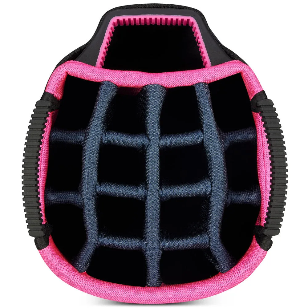 Big Max Dri Lite Sport 3 Cart Bag - Steel Blue/Fuchsia, USGA approved golf balls