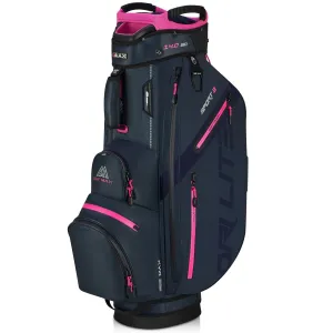 Editor's Choice Big Max Dri Lite Sport 3 Cart Bag - Steel Blue/Fuchsia Trending Now, Novelty golf head covers, Breathable golf pants