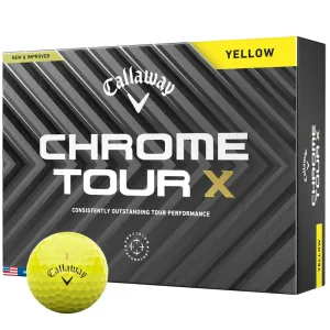 Editor's Choice Callaway Chrome Tour X Golf Balls - Yellow - 12 Pack Must Try, Best golf gifts 2024, Yellow golf balls, Golf vest for men