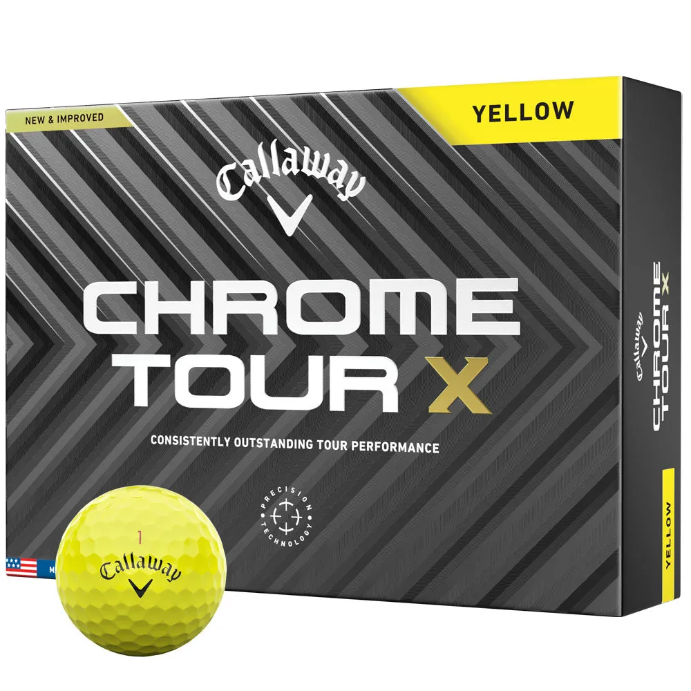 Editor's Choice Callaway Chrome Tour X Golf Balls - Yellow - 12 Pack Must Try, Best golf gifts 2024, Yellow golf balls, Golf vest for men