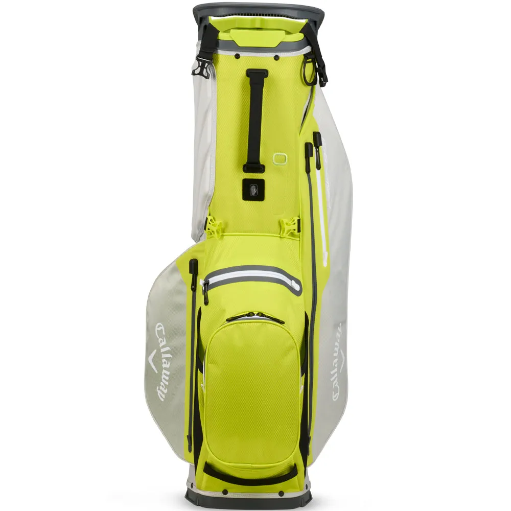 Callaway Fairway Plus HD Waterproof Stand Bag - Floral Yellow/Grey/Graphite, Best golf gifts 2024, Golf club cleaning brush
