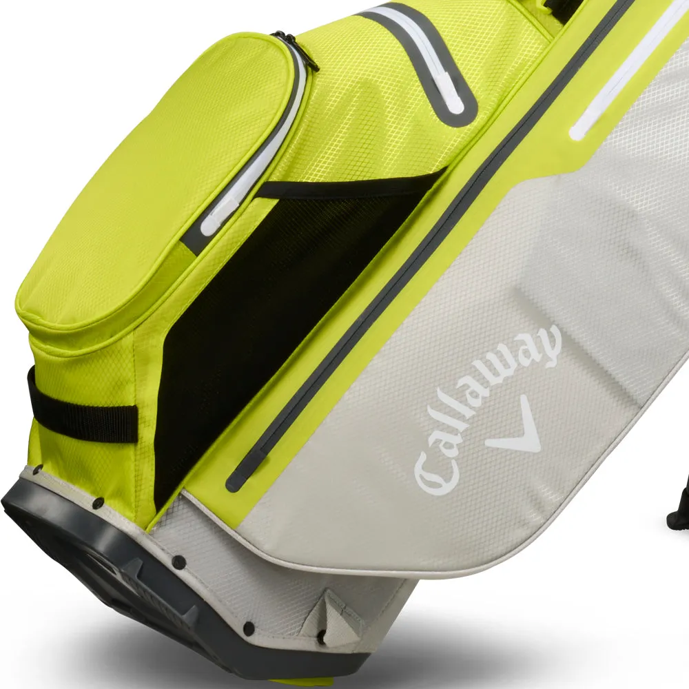 Callaway Fairway Plus HD Waterproof Stand Bag - Floral Yellow/Grey/Graphite, Golf ball beer cooler, Smart golf balls