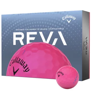 Editor's Choice Callaway Ladies Reva Golf Balls - Pink - 12 Pack Meet Your Match, Left-handed golf clubs