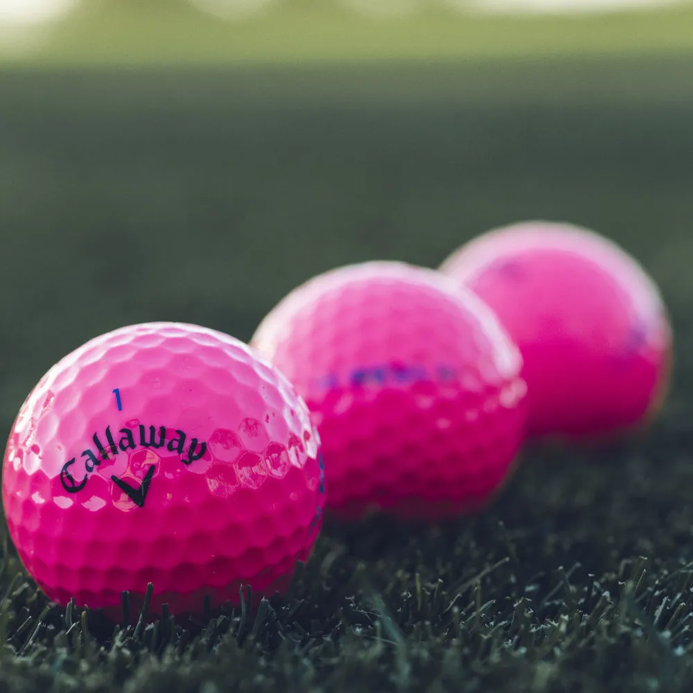 Callaway Ladies Reva Golf Balls - Pink - 12 Pack, MOI golf club technology, Black Friday golf deals