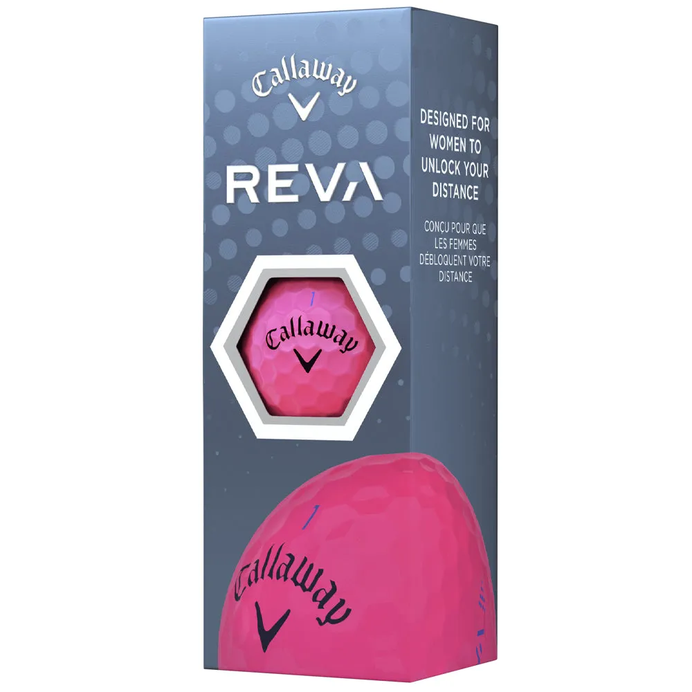 Callaway Ladies Reva Golf Balls - Pink - 12 Pack, Personalized golf balls, Golf ball retriever, Vegan golf shoes