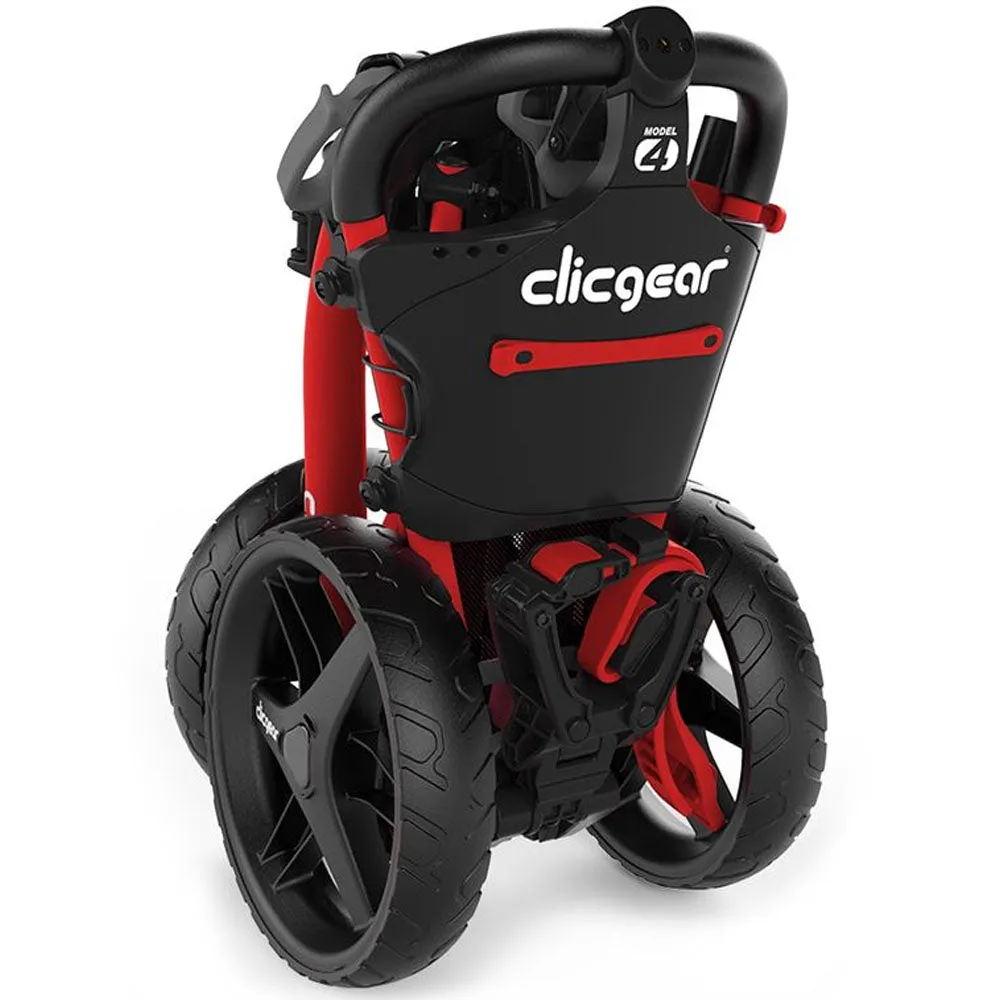 Clicgear 4.0 3-Wheel Push Trolley - Red, Low spin golf driver