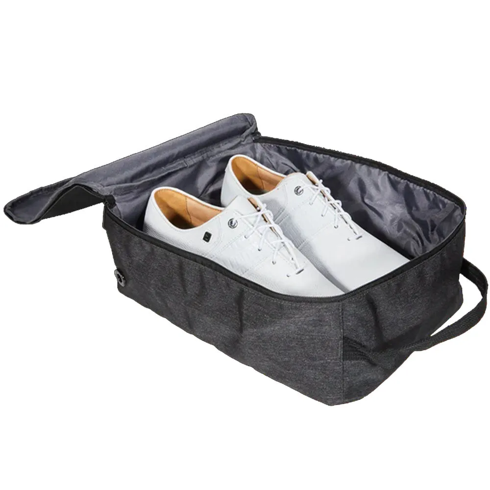 FootJoy Shoe Bag - Heather Charcoal, Lightweight golf bag, Recycled golf accessories