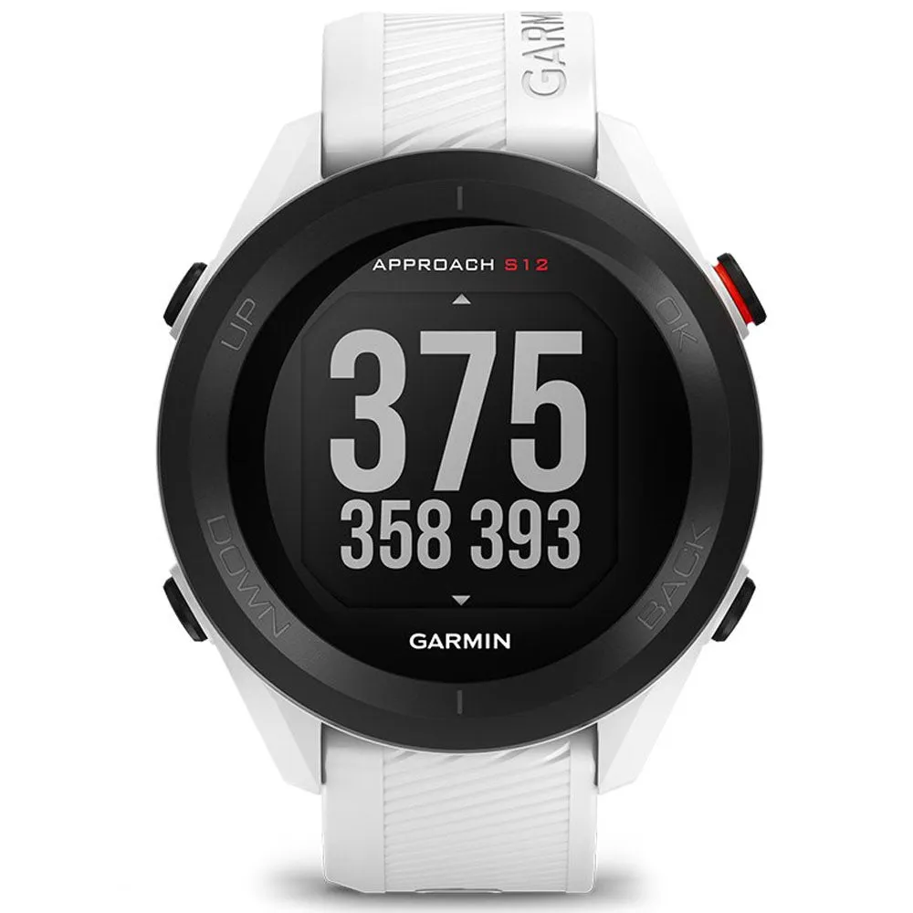 Garmin Approach S12 Golf GPS Watch - White, Golf club travel bag hard case
