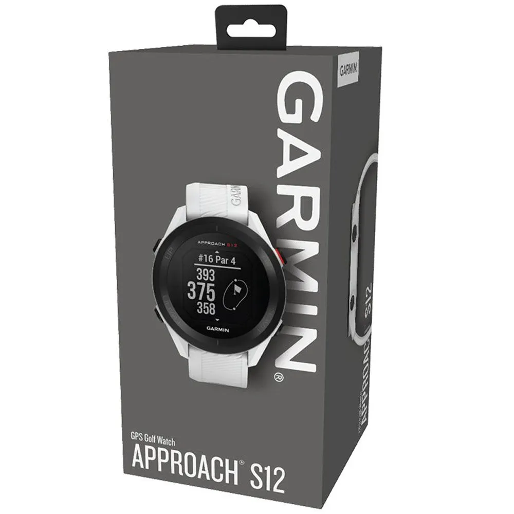 Garmin Approach S12 Golf GPS Watch - White, Cyber Monday golf discounts