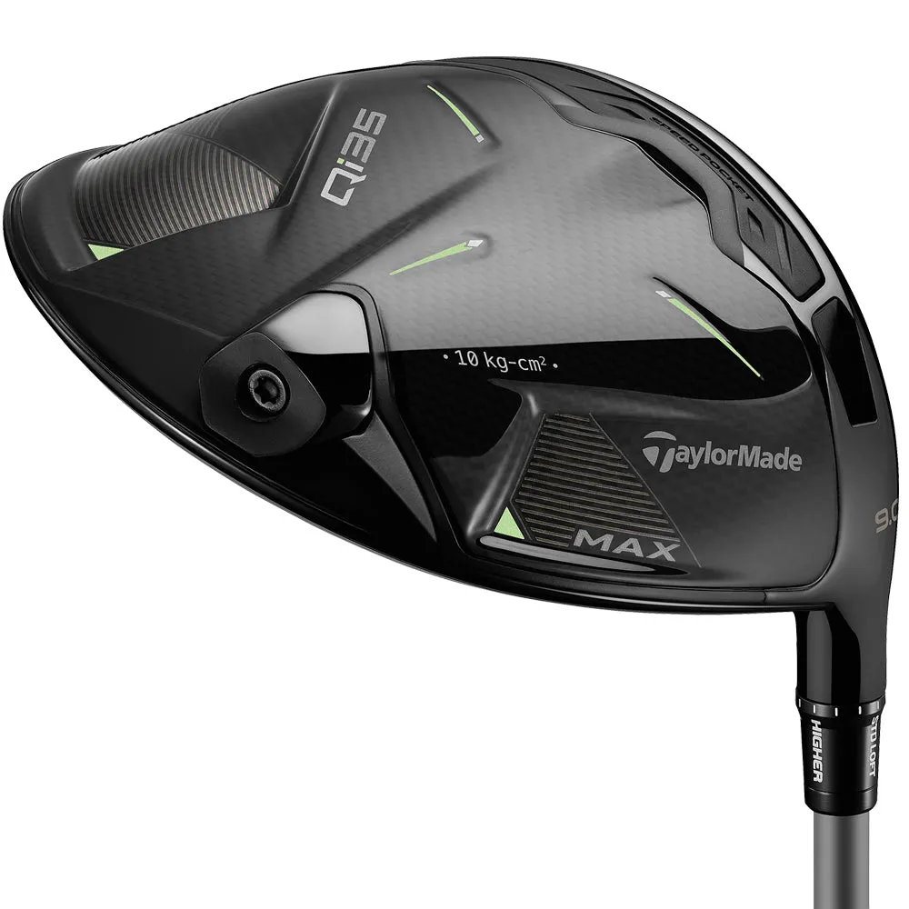 TaylorMade Qi35 Ltd Edition Designer Series Driver - MAX, Titleist Pro V1 golf balls, Yellow golf balls, Vegan golf shoes