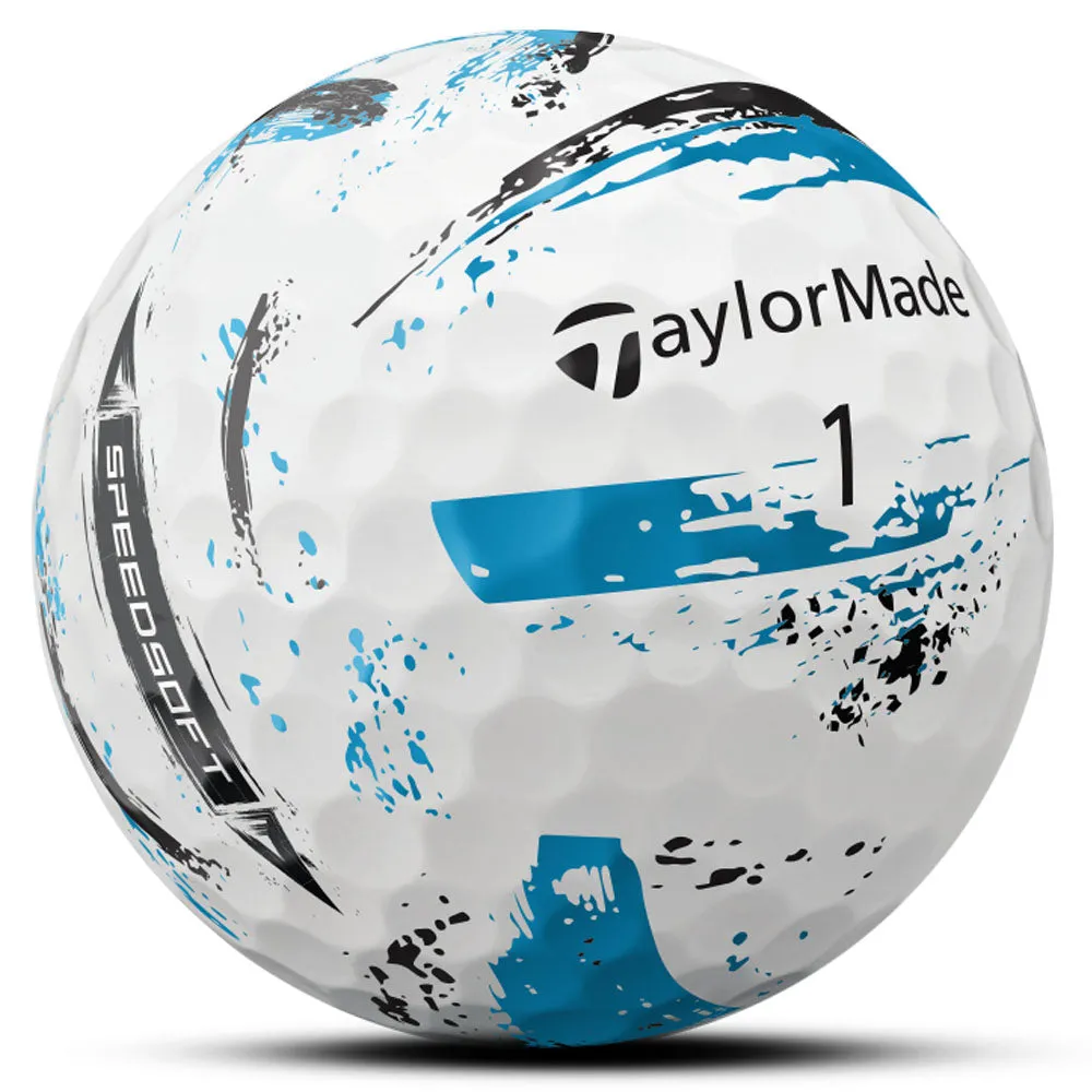 TaylorMade SpeedSoft Golf Balls - Ink Blue - 12 Pack, Summer golf sale