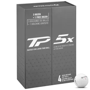 Editors Choice TaylorMade TP5x Golf Balls - White - 4 for 3 Dozen Better Than Ever, Golf shaft flex chart