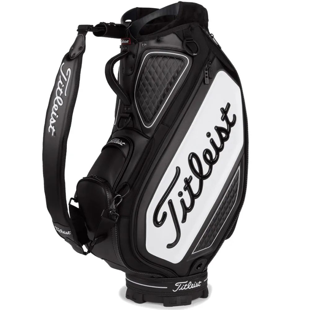 Editor's Choice Titleist Series Tour Bag - Black/White Unlock the Deal, Golf club head covers, Golf travel case