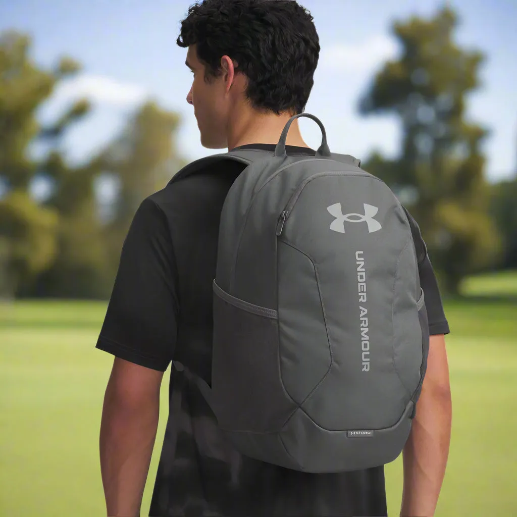 Under Armour Hustle Lite Backpack - Castlerock/Steel, Forged vs cast irons, Golf club loft adjustment, Waterproof golf jacket