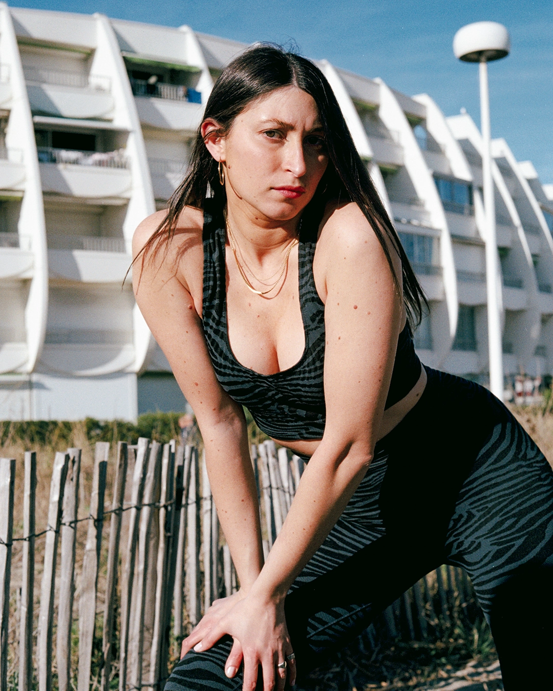 ELATED Bra Top | Zebra Jacquard