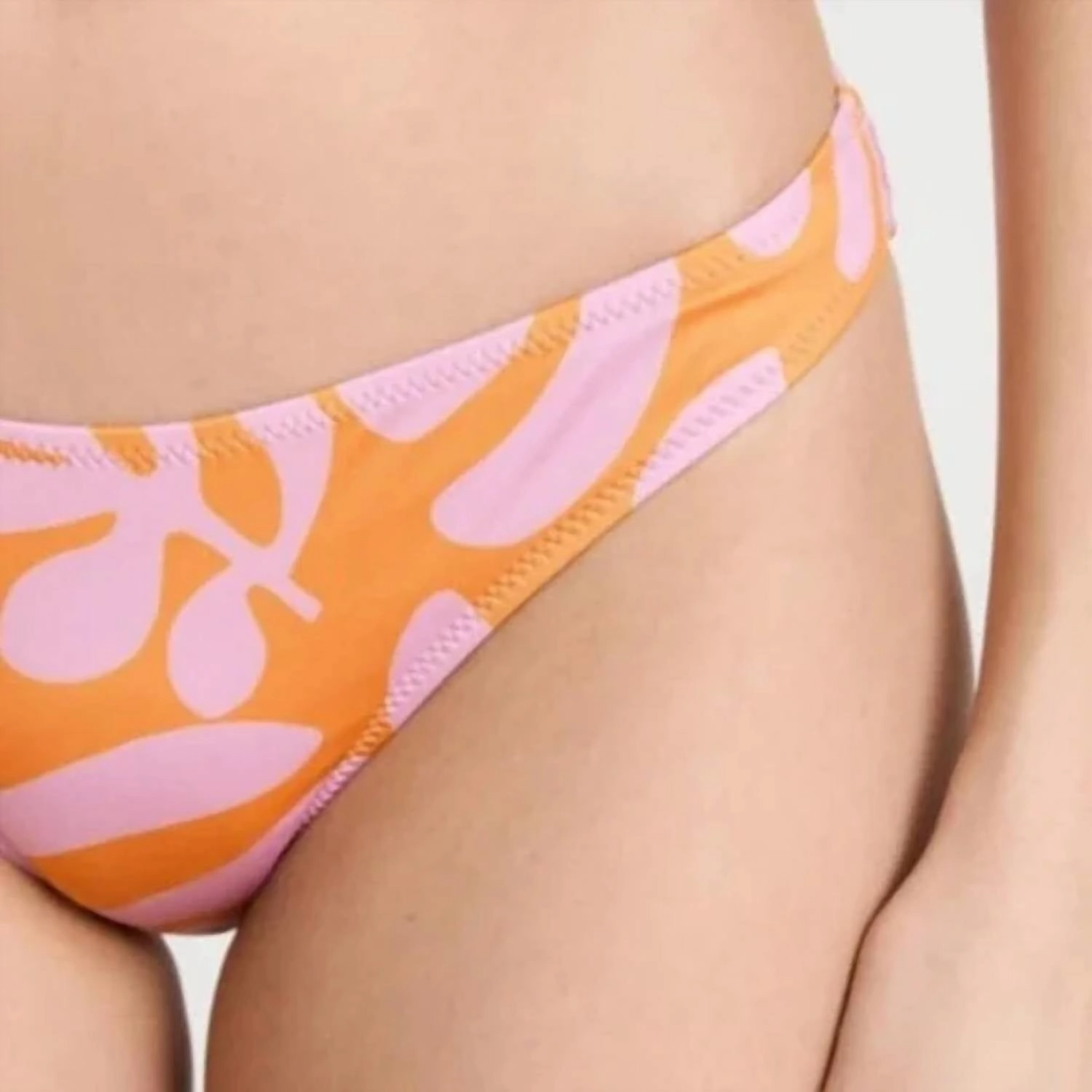 Elle Bikini Bottom In Carnation Pink