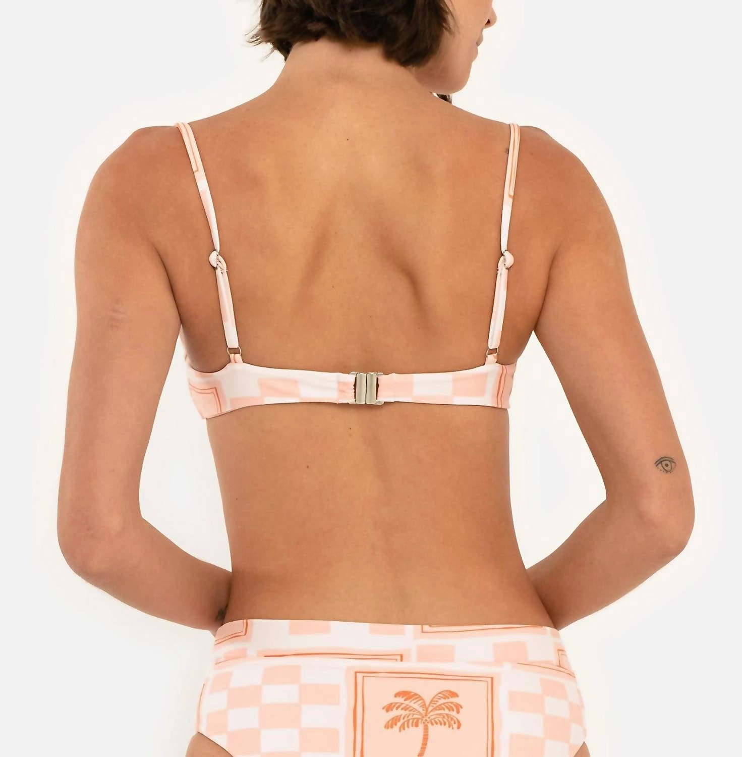 Ellen Bikini Top In Tile Print
