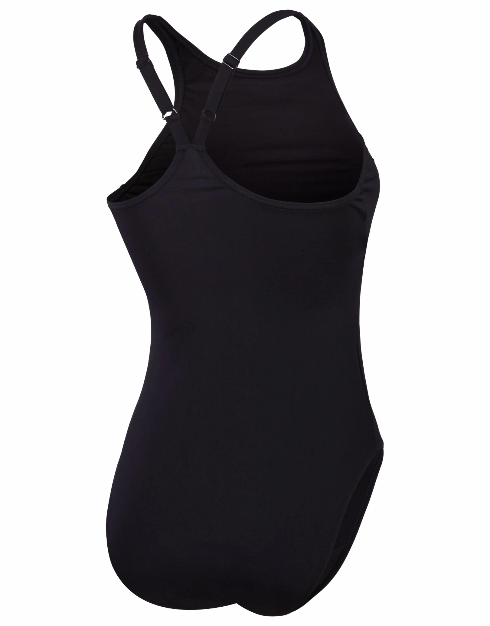Endurance  V Back Swimsuit (Longer Body Length) - Black