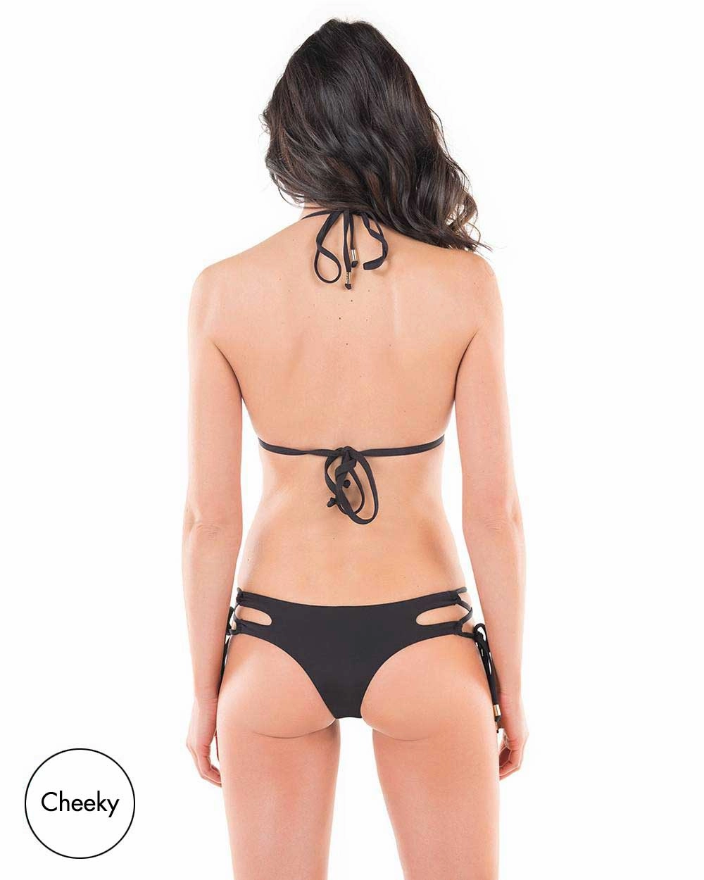Envy Push Up  Corset Top & Cutout String Bikini Bottom