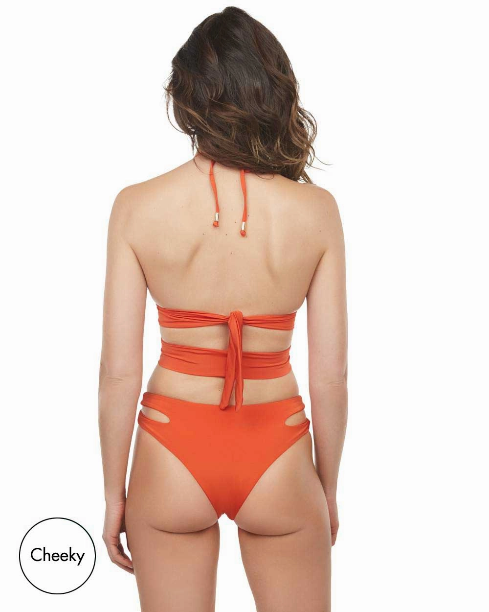 Envy Push Up  Cutout Swimsuit Top & Cutout High Leg Bottom