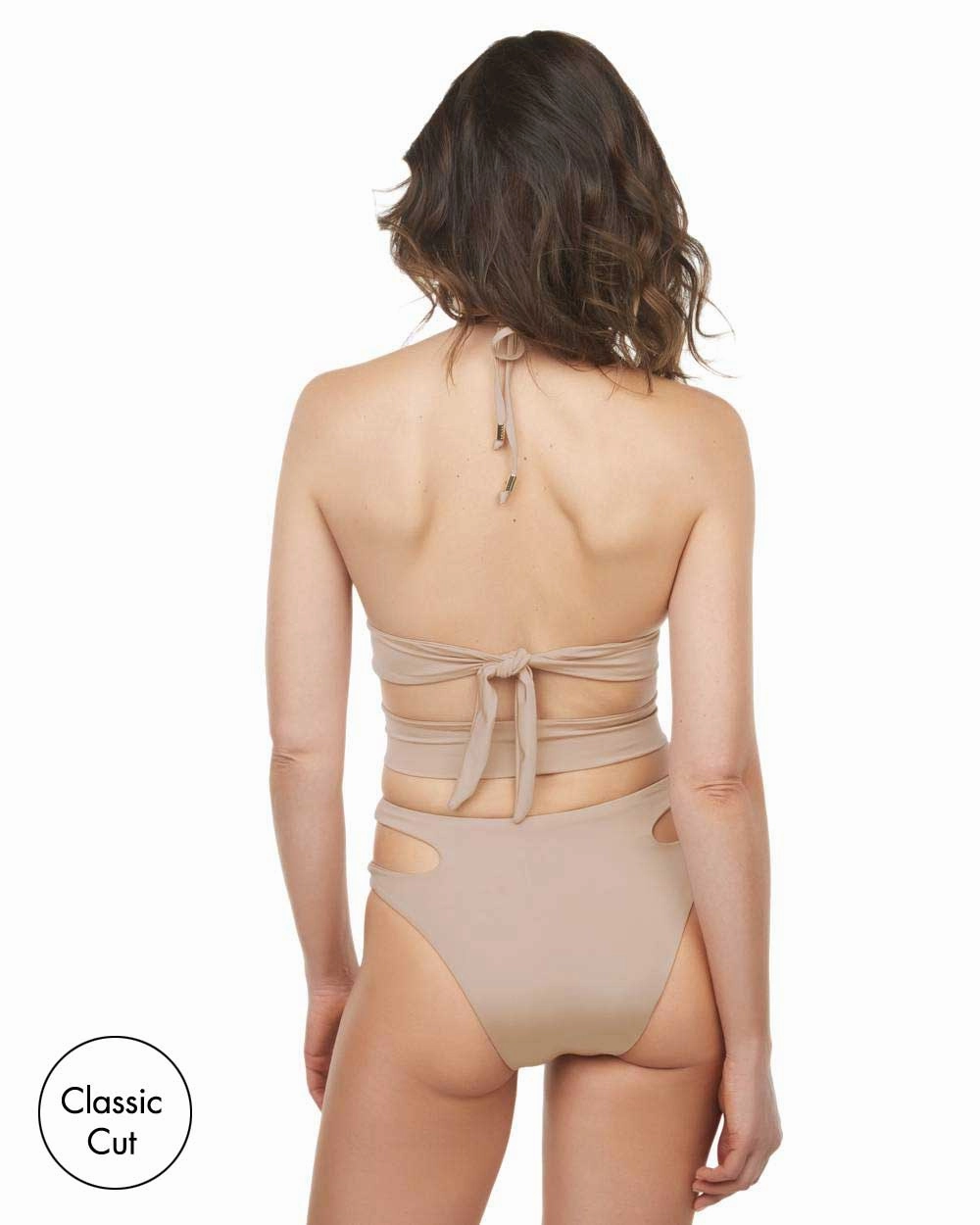 Envy Push Up  Cutout Swimsuit Top & Cutout High Leg Bottom