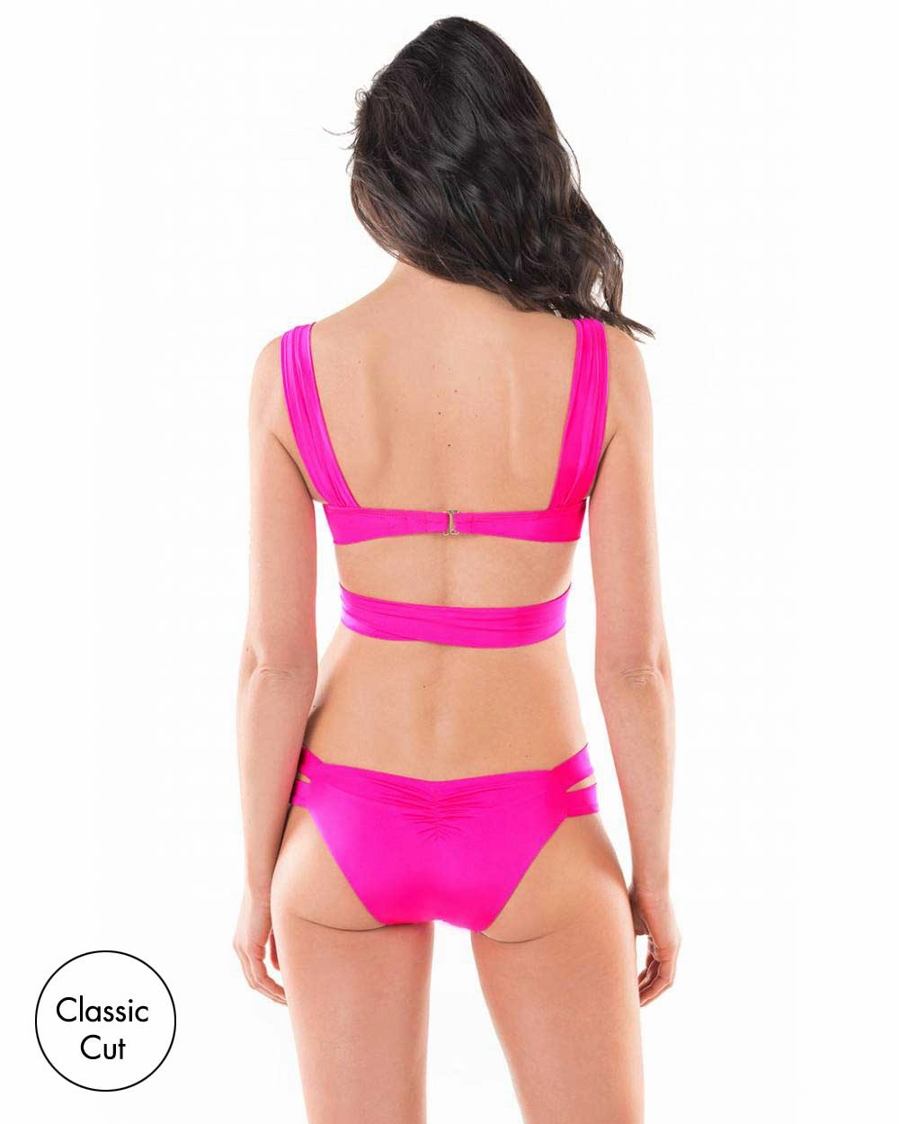 Envy Push Up  Shirred Wrap Swimsuit