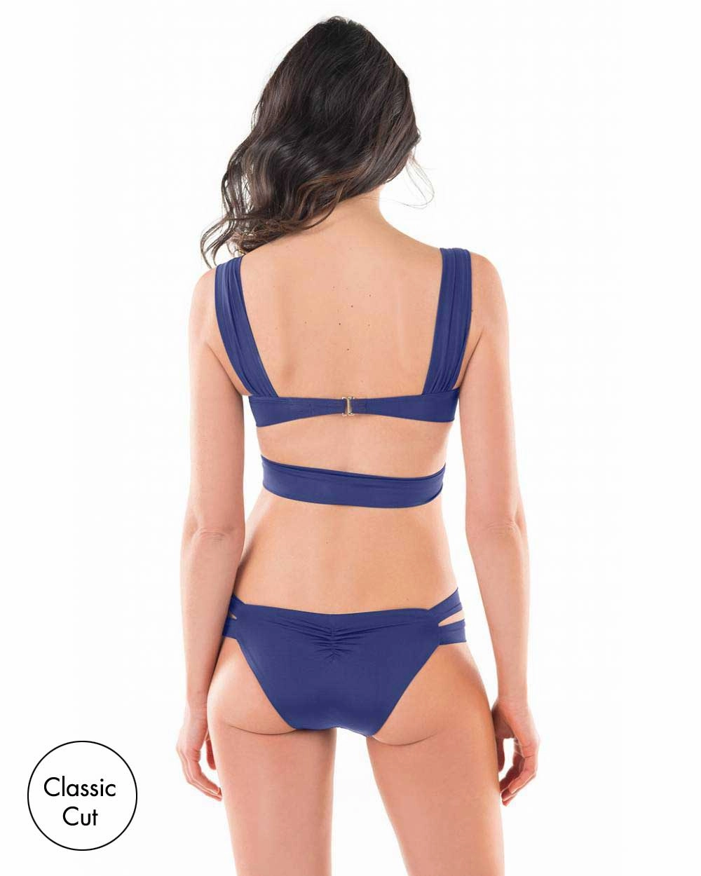 Envy Push Up  Shirred Wrap Swimsuit