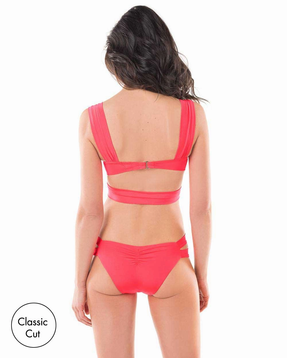Envy Push Up  Shirred Wrap Swimsuit