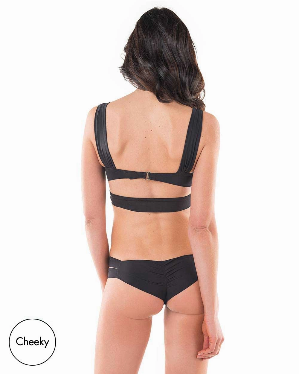 Envy Push Up  Shirred Wrap Swimsuit