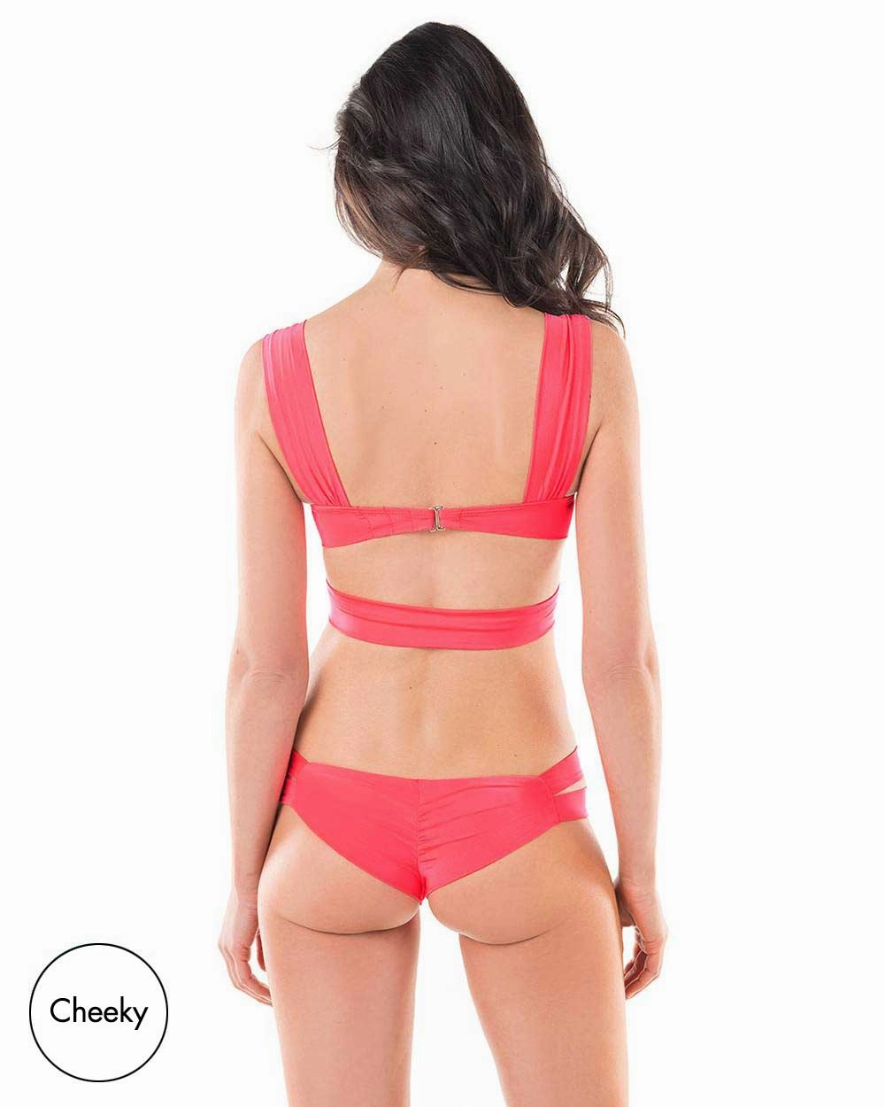 Envy Push Up  Shirred Wrap Swimsuit