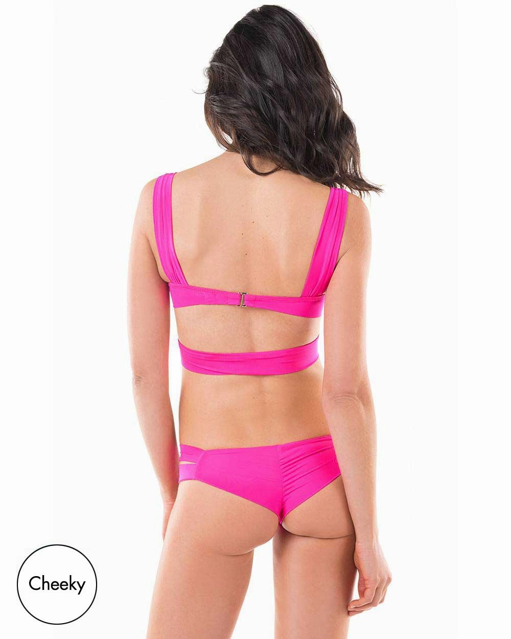 Envy Push Up  Shirred Wrap Swimsuit