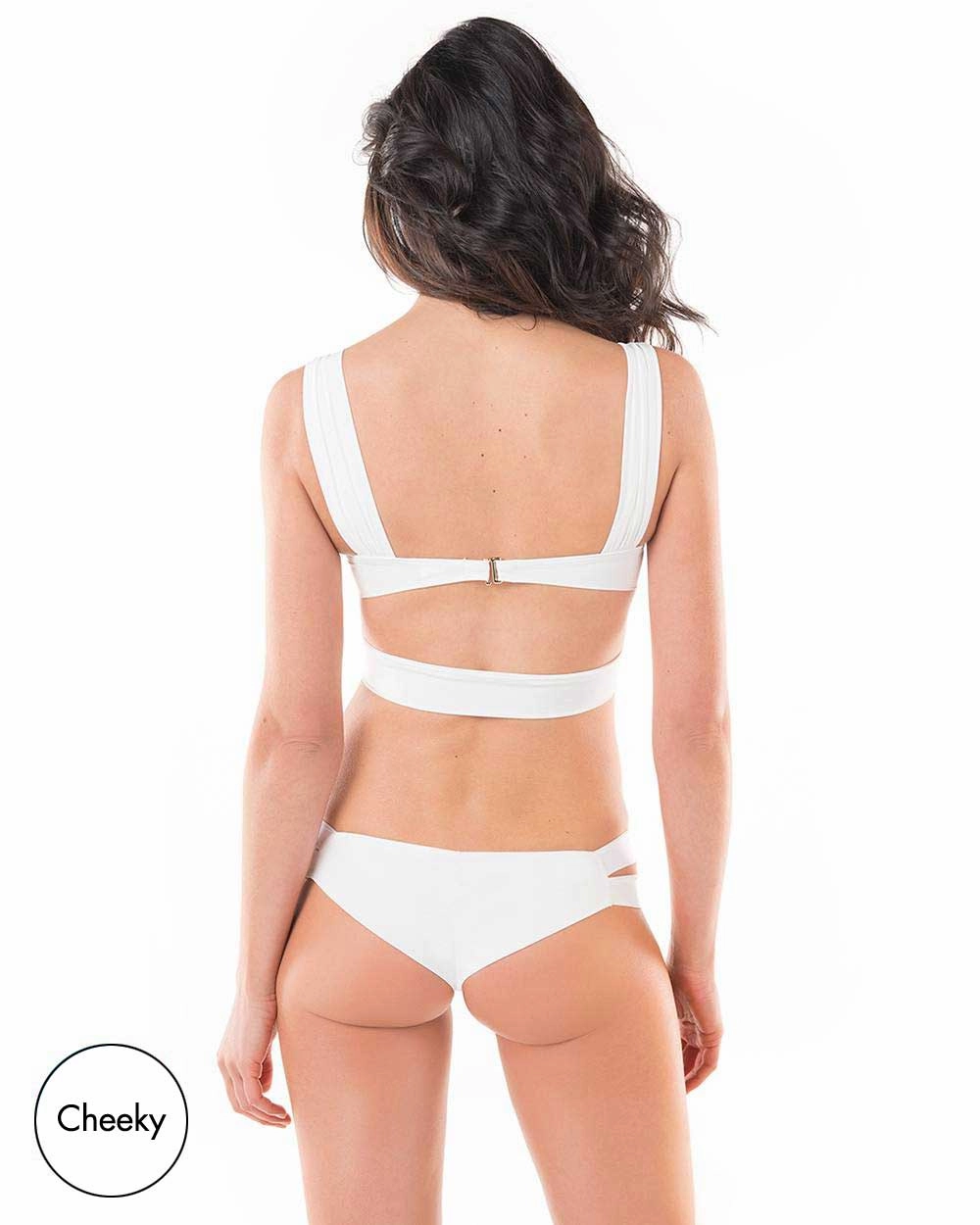 Envy Push Up  Shirred Wrap Swimsuit