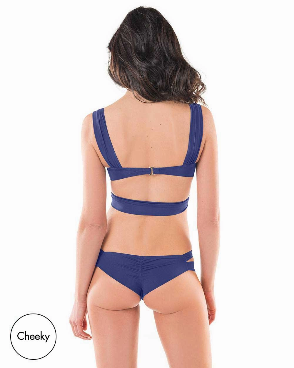 Envy Push Up  Shirred Wrap Swimsuit