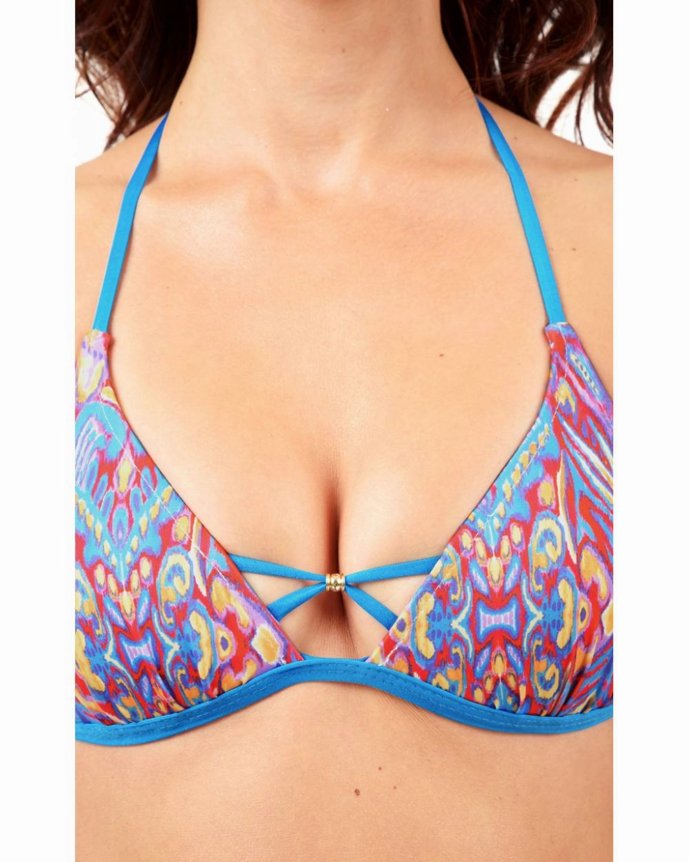 Envy Push Up  Strappy String Bikini Top & Reversible Bottom