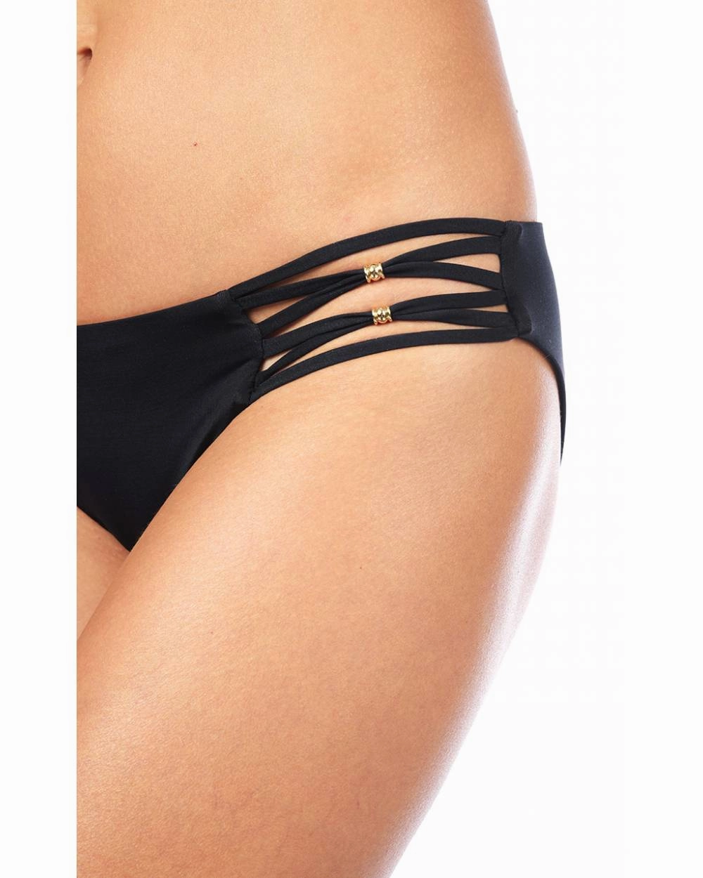 Envy Push Up  Strappy String Bikini Top & Reversible Bottom