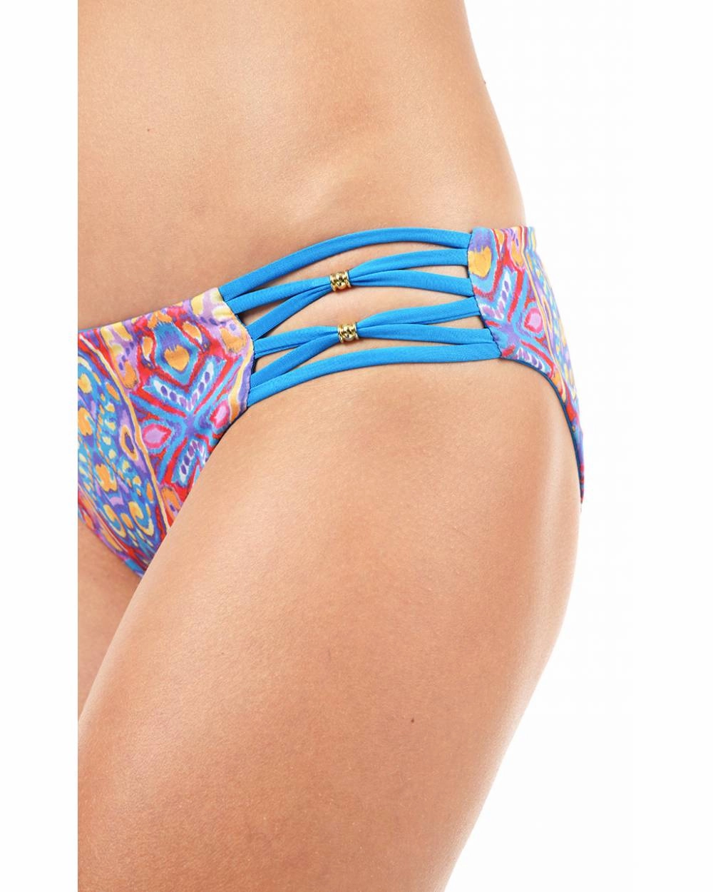 Envy Push Up  Strappy String Bikini Top & Reversible Bottom