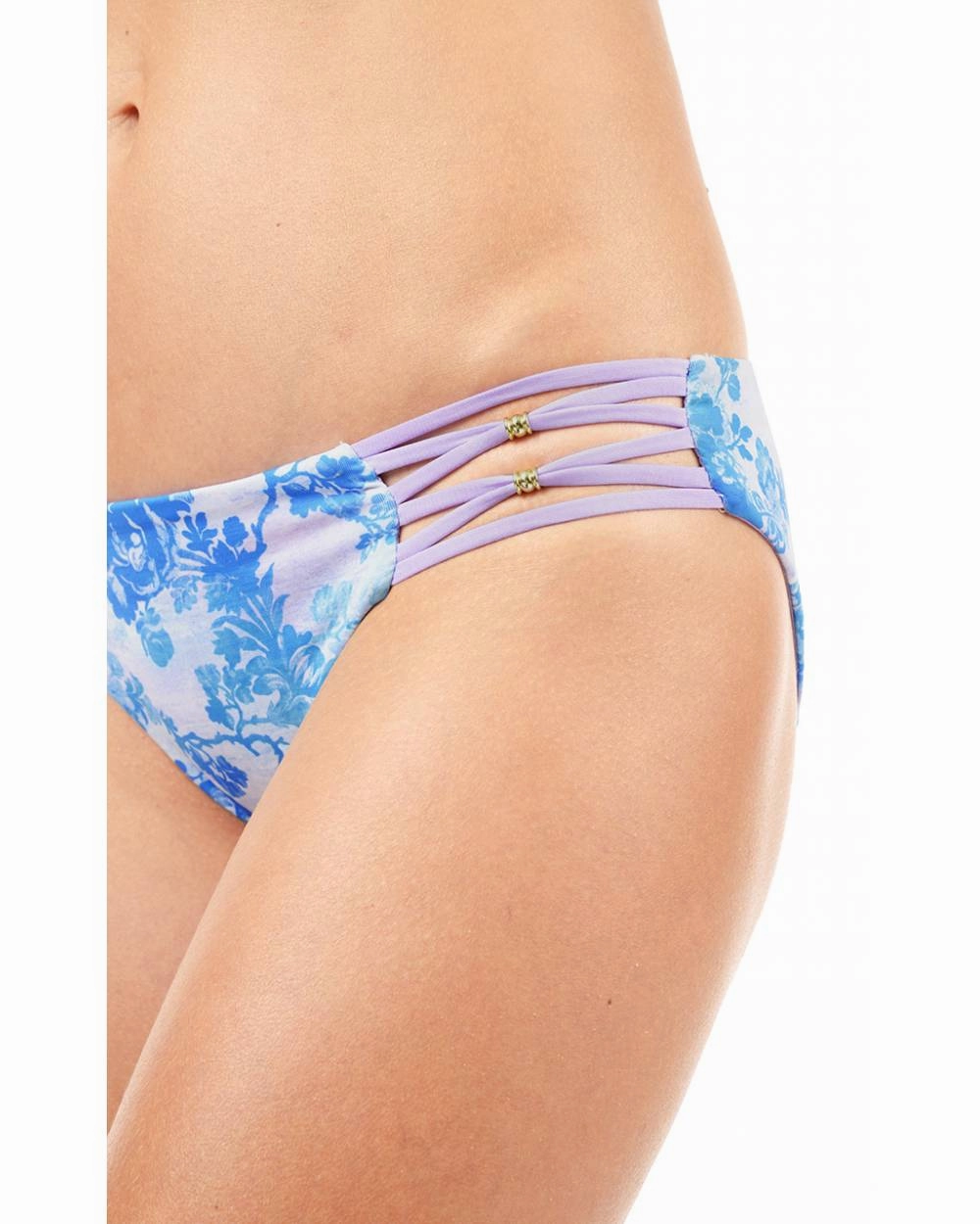 Envy Push Up  Strappy String Bikini Top & Reversible Bottom