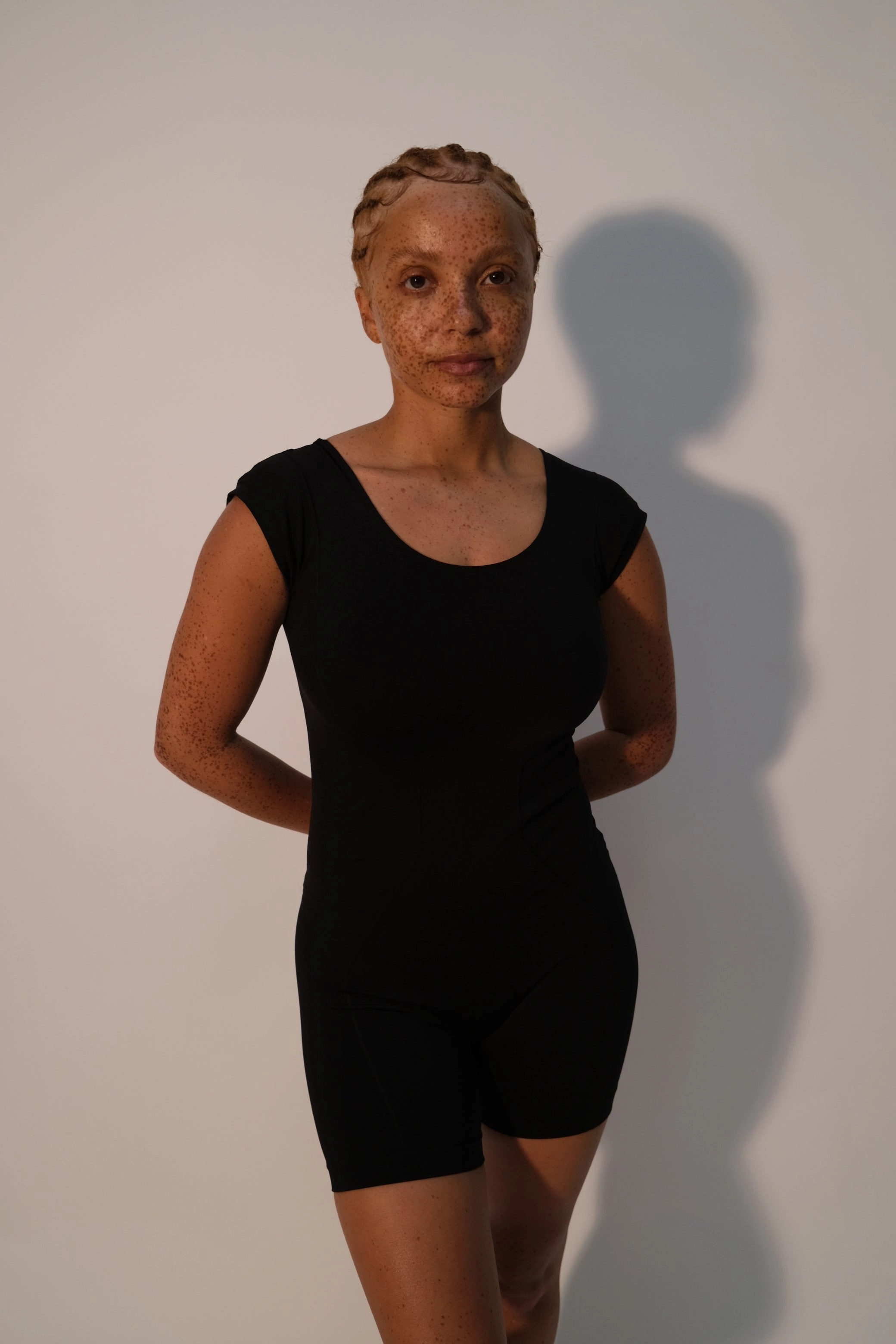 EUPHORIC Shorts Unitard | Black