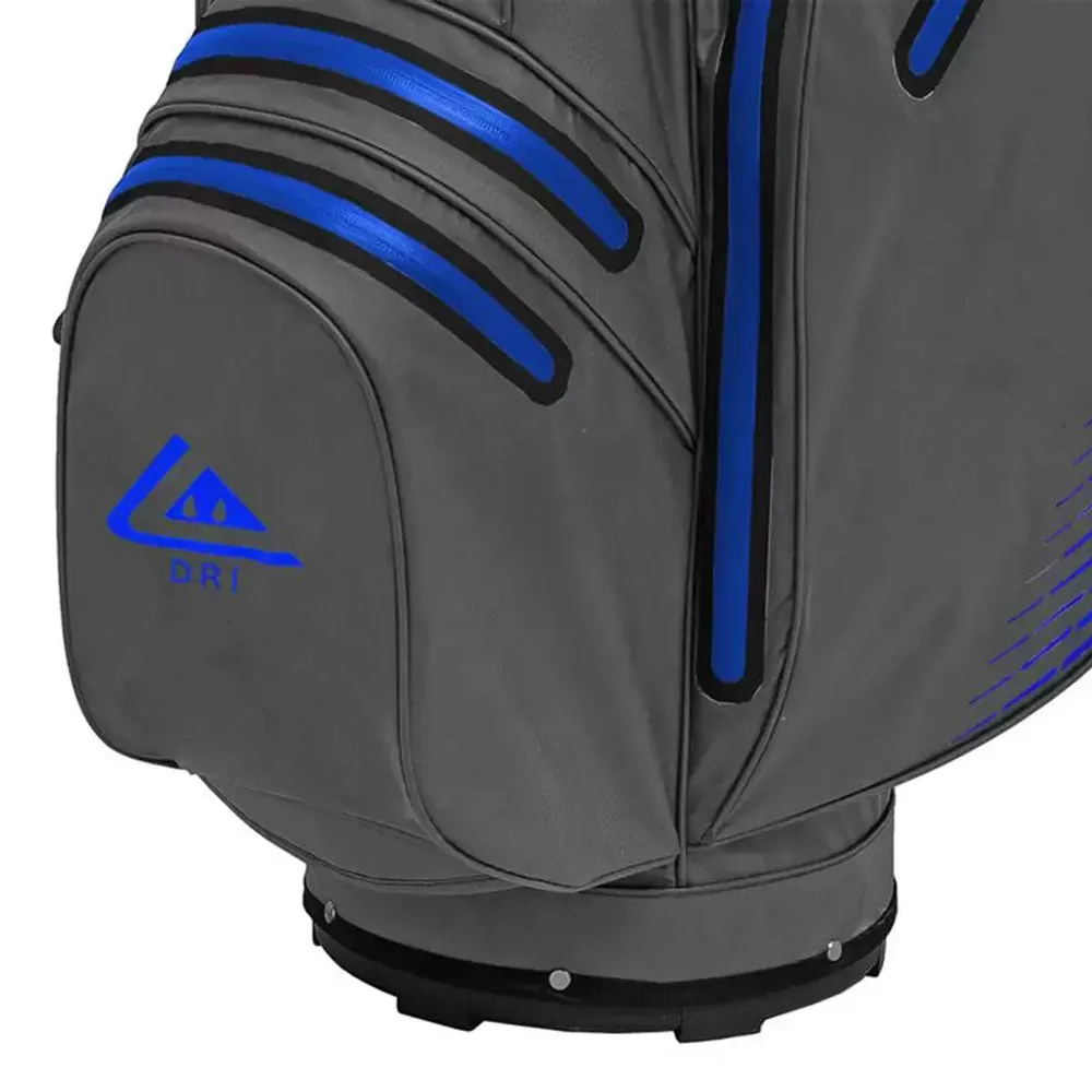 Longridge Elements Waterproof Cart Bag - Grey/Royal Blue, Women's golf skirts, What golf ball is best for high handicappers
