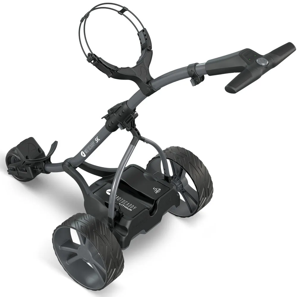 Motocaddy SE Electric Golf Trolley - Graphite - 2024, Soft feel golf balls, Ladies golf clubs, Top-rated golf rangefinders 2024